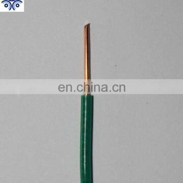 Hot sell high conductivity PVC insulation NYA electric cable