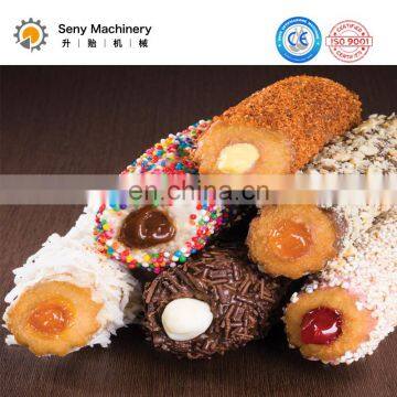 2017 Automatic Churros Processing Food Maker Encrusting Making Machine