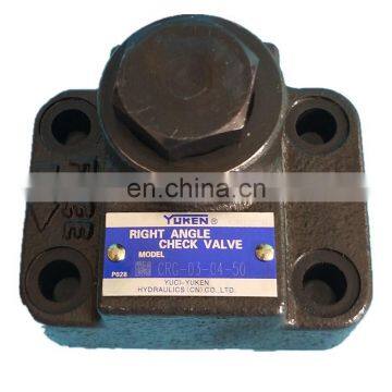 YUKEN CRG-03 CRG-06 CRF-10series Safety pressure relief valve angle control check hydraulic valve CRG-03-04-50