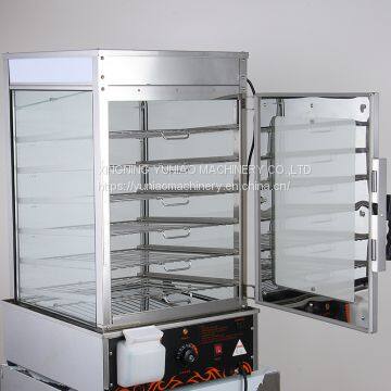 Factory Commercial Food Warmers 6 Layers Chinese Bun Steamer Electric Steamed Bun Steamer Commercial Bun Steamer WT/8613824555378 photo-2