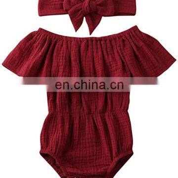 Girl Organic Cotton Playsuit Summer Baby Jumpsuit Romper photo-6