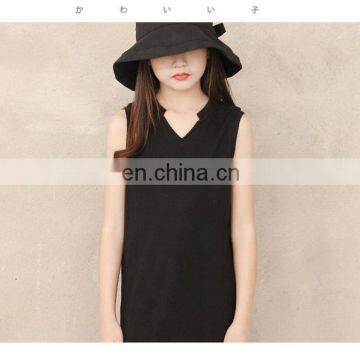 A0245# Girls Dress 2020 Summer Cotton Sleeves Clothes Kids Dress photo-4