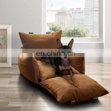 Multifunction Dog Car Seat Travel Dog Bed With Safe Belt and Dog Leash Inside;Waterproof and Crease Resist for Outdoor photo-3