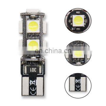 CANBUS No Error Car Accessories 9Smd 5050 12V Wedge Light Bulb Lamp T10 W5W Car Interior Led Lights photo-5