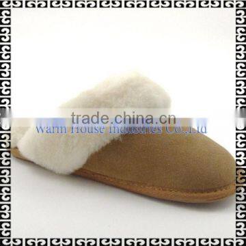 2015 New Style Women Sheepskin Slipper in Winter