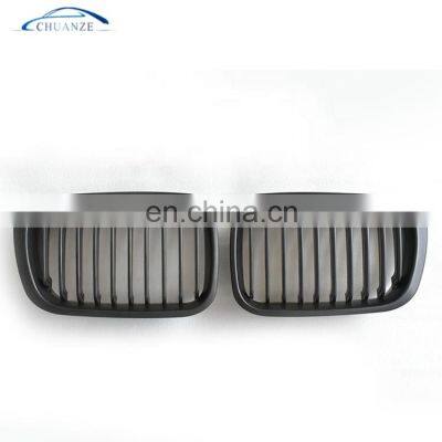 HOT SELLING Matte black single line Car Front Grilles for Old Style E46