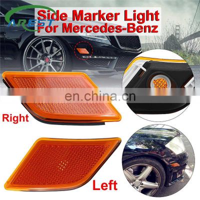 Left Right Pair Front Side Marker Light Lamp 2048200121 2048200221 For Mercedes-Benz C230 C250 C300 C350 C63 for AMG 2008-2015