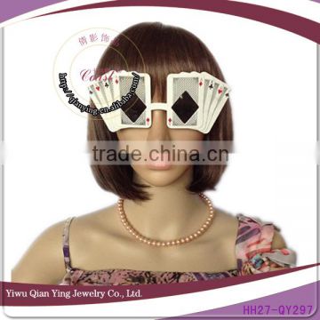 board shaped white plastic toy glasses