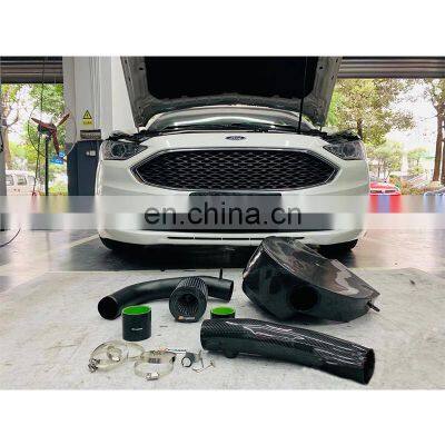 Hot Sale Manufacturer Black Dry Carbon Fiber Air Intake Kit For FORD Mondeo 2.0T