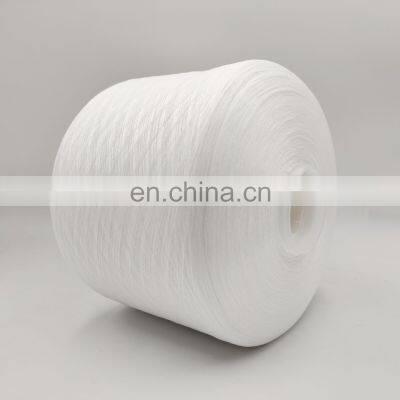 China Factory Hot Selling Raw White 100% Polyester High Tenacity Sewing Thread Poly Poly Core Spun photo-5