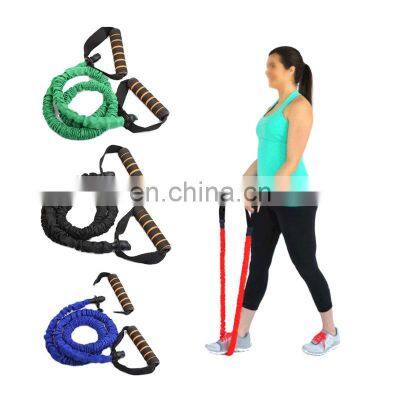 Yoga Pull Rope Gravitation Pull Upward Stretch Strap Handle Resistance Bands For Home Exercise