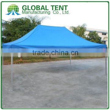 Aluminum Folding Trade Show Tent 3x4.5m ( 10ft X 15 ft) with Light Blue Canopy & Valance(Unprinted)