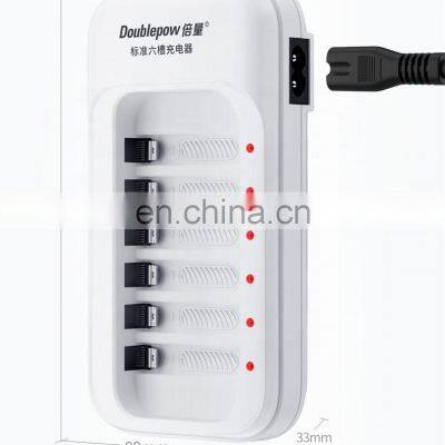 6 Slots Universal Smart Charger 1.2V NiMH Rechargeable Batteries charger for AA AAA battery