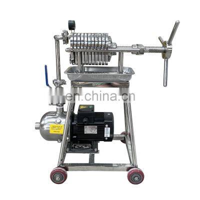 Portable Cold Oil Filter Press Small Mobile Coconut Oil Filter Machine