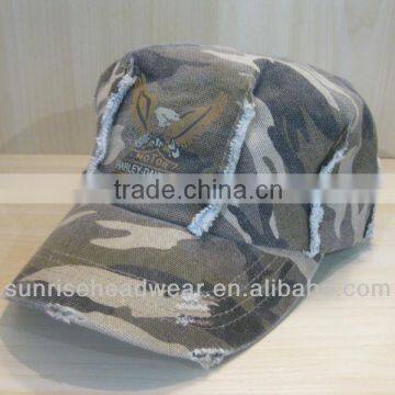 Cool Distressed Canvas Military Hat