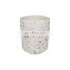 Cylinder Sprinkles Matte Candle Jar Splatter Paint Candle Vessels Speckled Customize New Ceramic Candle Jar photo-4
