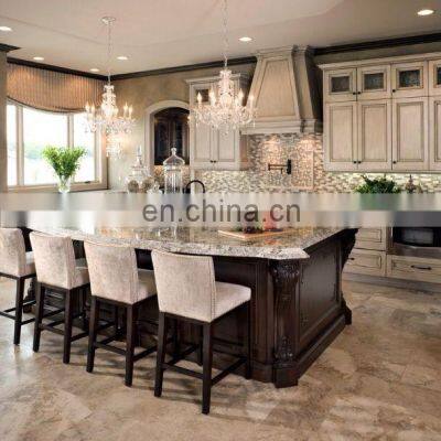 Luxury Contemporary Marble Island Home Furniture Kitchen Cabinets Modern Design photo-2