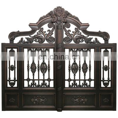 High quality custom electric driveway gates Wrought iron entry gate design