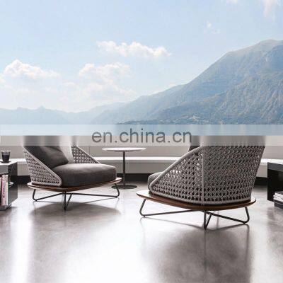 Nordic Outdoor Sofa Balcony Villa Rattan Leisure Rattan Chair