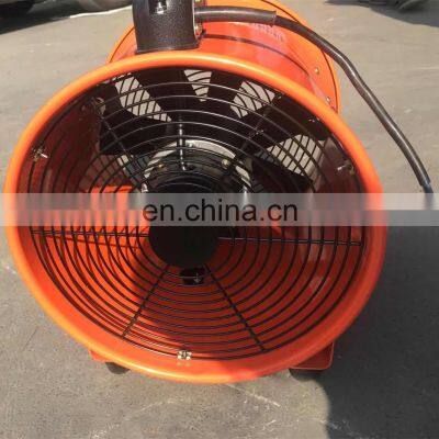 Low Noise Cast Iron Portable Smoke Exhaust Tube  Axial Fan with Aluminum Impeller Blades