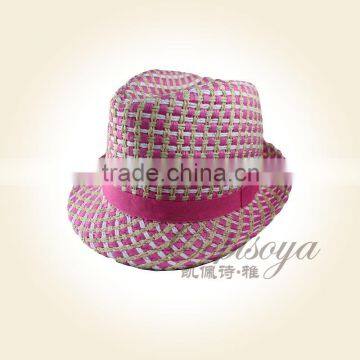 2015 New style colourful checked top hat and women's hat COPISOYA c15083