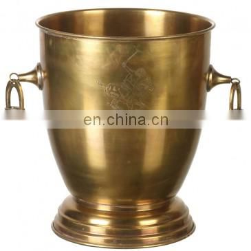 brass antique wine chiller