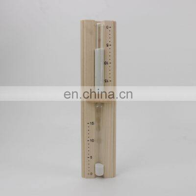 Eco-friendly Natural Sauna Accessories Wall Hourglass Mountable Clock Wooden Sauna Sand Timer photo-4
