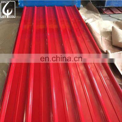 Prepainted PPGI Color Coated Corrugated Iron Roof RAL Colours Roofing Sheets