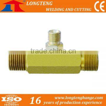 Short Pipe Tee Joint for Brass Fitting