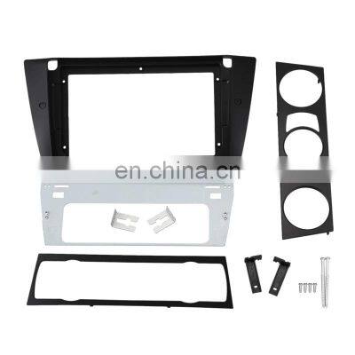 2005-2012 Car Radio Fascia For E90 Frame 9 Inch Stereo DVD Player Dashboard Kit Face Plate With Power Cable