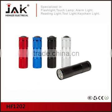 JAK HF1202 9 LED Aluminium Travel Light