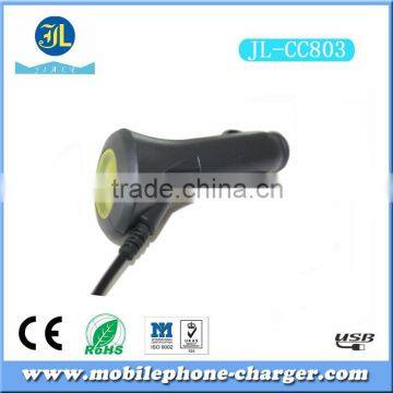 Fast charging mobile phone car charger with retractable cable 1.5m