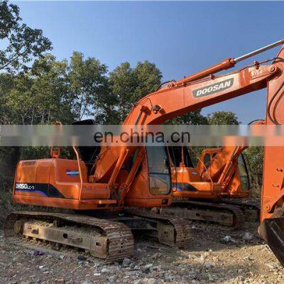 Used construction equipments doosan crawler digger dh150 dh150-7 dh180 dh210 dh220