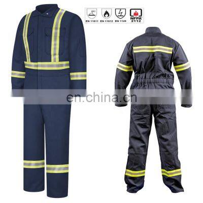 EN11612 D3 E3 Reusable Reflective Thermal Wool FR Protective Fire Retardant Clothing for Men Safety in Winter Working