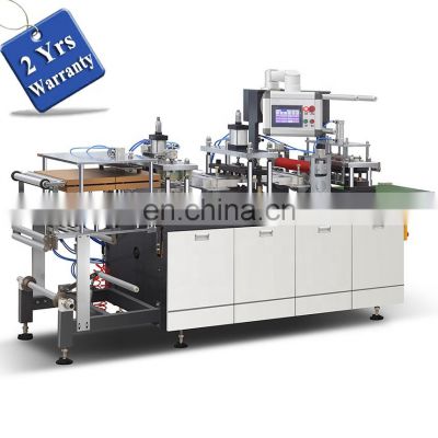 PCL450 Automatic tableware salad plastic plate lid Making Machine, PP PET PS PVC leaf food tray forming equipment