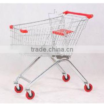 2013 chrome plated 180L metal hand trolley