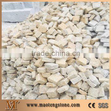 G682 Natural Surface Granite Paving Stone,Cubestone, Driveway Paver