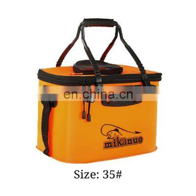 Camping Fishing Tackle Fishbox Storage Bag EVA Portable Fishing Bag Folding Thicken Live Fishing Box Tank Bucket