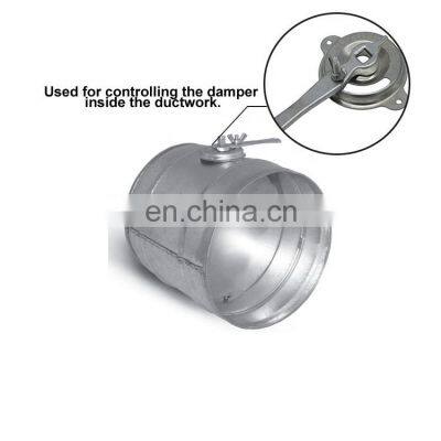 HVAC Accessories Galvanized Steel Air Volume Control Damper Regulator for HVAC photo-2