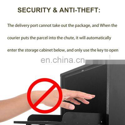 Anti-theft Design - Standing Box With Security Lock Door Drop Box Electronic Mailbox photo-5