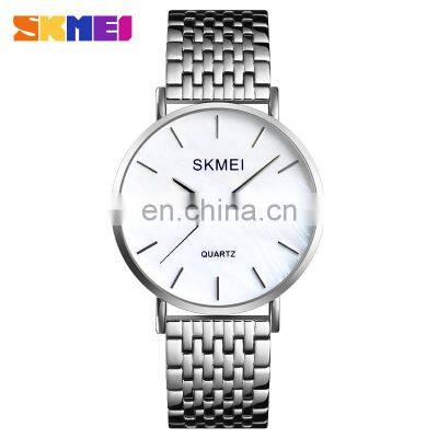 Modern Lady Watch Skmei 1365 Relojes de Mujer Japan Movt Quartz Watch Stainless Steel Back