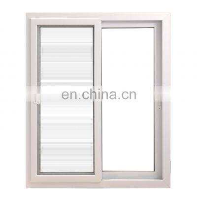 2022 new simple style modern aluminum 3 tracks sliding window two track  aluminum  sliding window