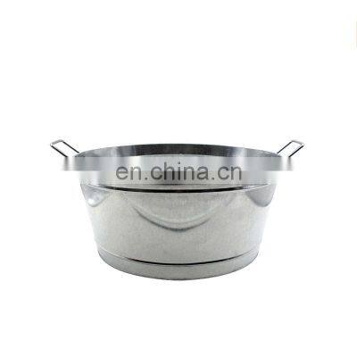 Top Sale Metal Manufacturer Branded Logo Modern Premium Giveaway Custom Galvanized Ice Buckets Parties photo-3