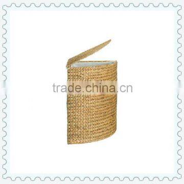 storage corner triangle basket with lid