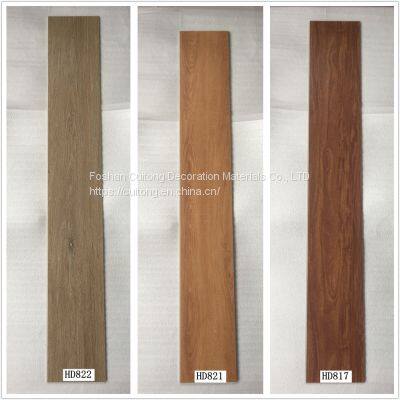 Imitation Wood Grain Stone Plastic Floor Paste Workshop Attic SPC Floor Tile Cement Floor Directly Spread Thickened Buckle Plastic Floor