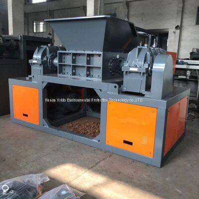 Plastic Bottle Shredding Waste Rubber Tyre Tire Double Shaft Shredder Scrap Metal Shredder Machine photo-5
