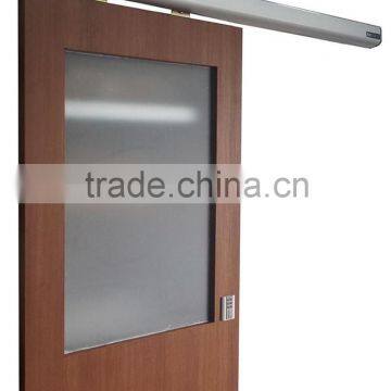 Automatic sliding door system for indoor application