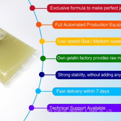 Non-toxic Cheap Price Semi-automatic Cover Bookbinding Animal Jelly Glue for Rigid Boxes