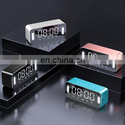 LED Digital Alarm Clock Custom Table Clocks FM Radio TF Card Speakers Digital Alarm Clock