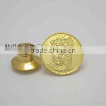 18K Gold Plating 925 Sterling Silver Brooch